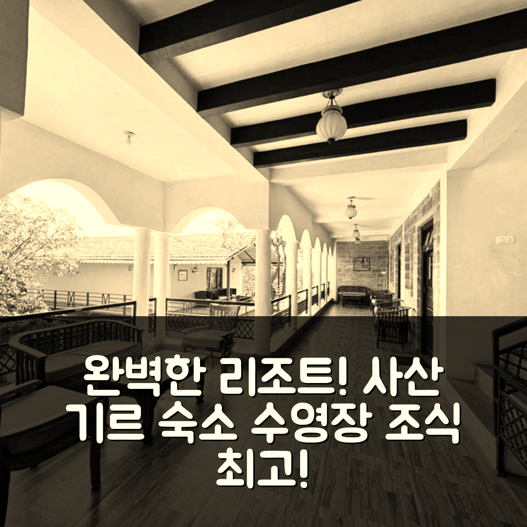 사산 기르 숙소 여행 호텔 추천 기르 라이언스 포 리조트 수영장과 조식이 완벽한 5가지 이유