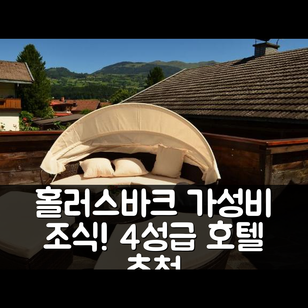 홀러스바크 숙소 여행 호텔 추천 페렌하우스 아우슈미데 호텔 | 4성급 위치와 가성비 뛰어난 조식 정보 5가지