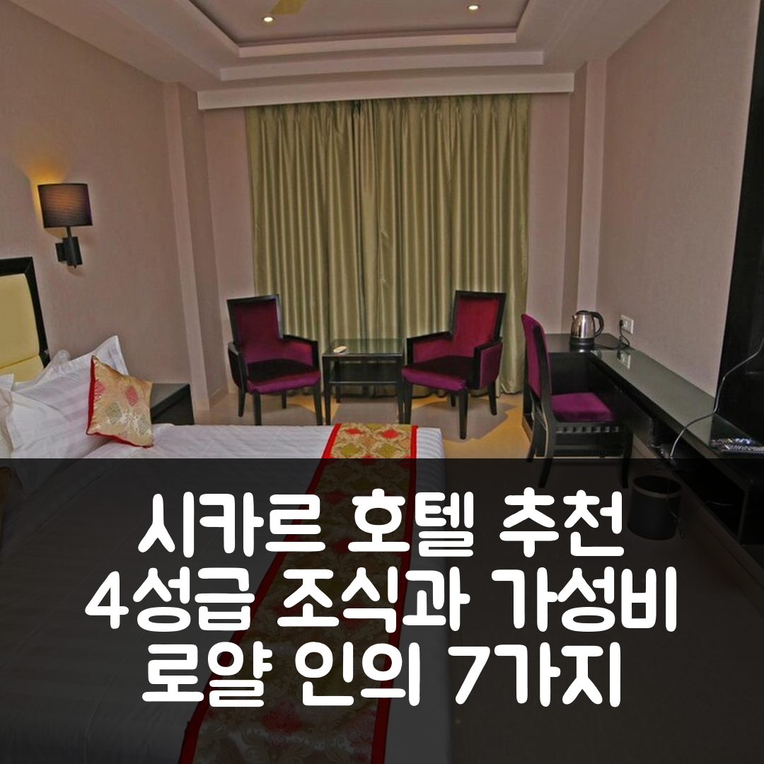 시카르 숙소 여행 호텔 추천 로얄 인 | 4성급 조식과 가성비 뛰어난 위치 7가지 장점