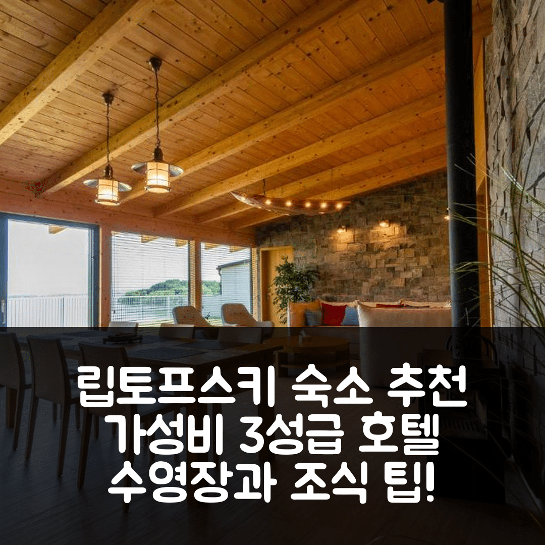 립토브스키 미쿨라스 숙소 여행 호텔 추천 마리나 립토프 프리 립토프스케이 마레 | 가성비 뛰어난 3성급 조식과 수영장 이용 팁 7가지