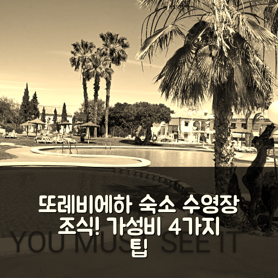 또레비에하 숙소 여행 호텔 추천 아파트 라고 자르딘 | 수영장과 조식이 뛰어난 가성비 좋은 4가지 팁