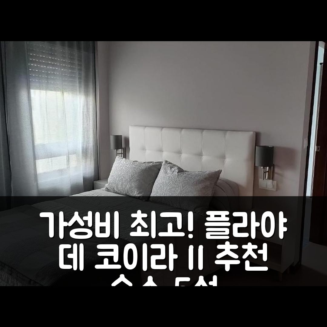 포토 도 손 숙소 여행 호텔 추천 아파트먼토 플라야 데 코이라 II | 위치와 가성비 뛰어난 5가지 이유